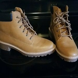 Tan boots